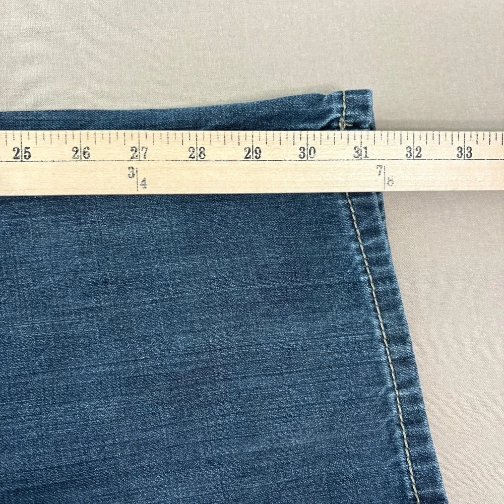 Axel Treadwell Jeans Mens Size 34X34 Blue Denim Dark Wash Relaxed Straight Leg
